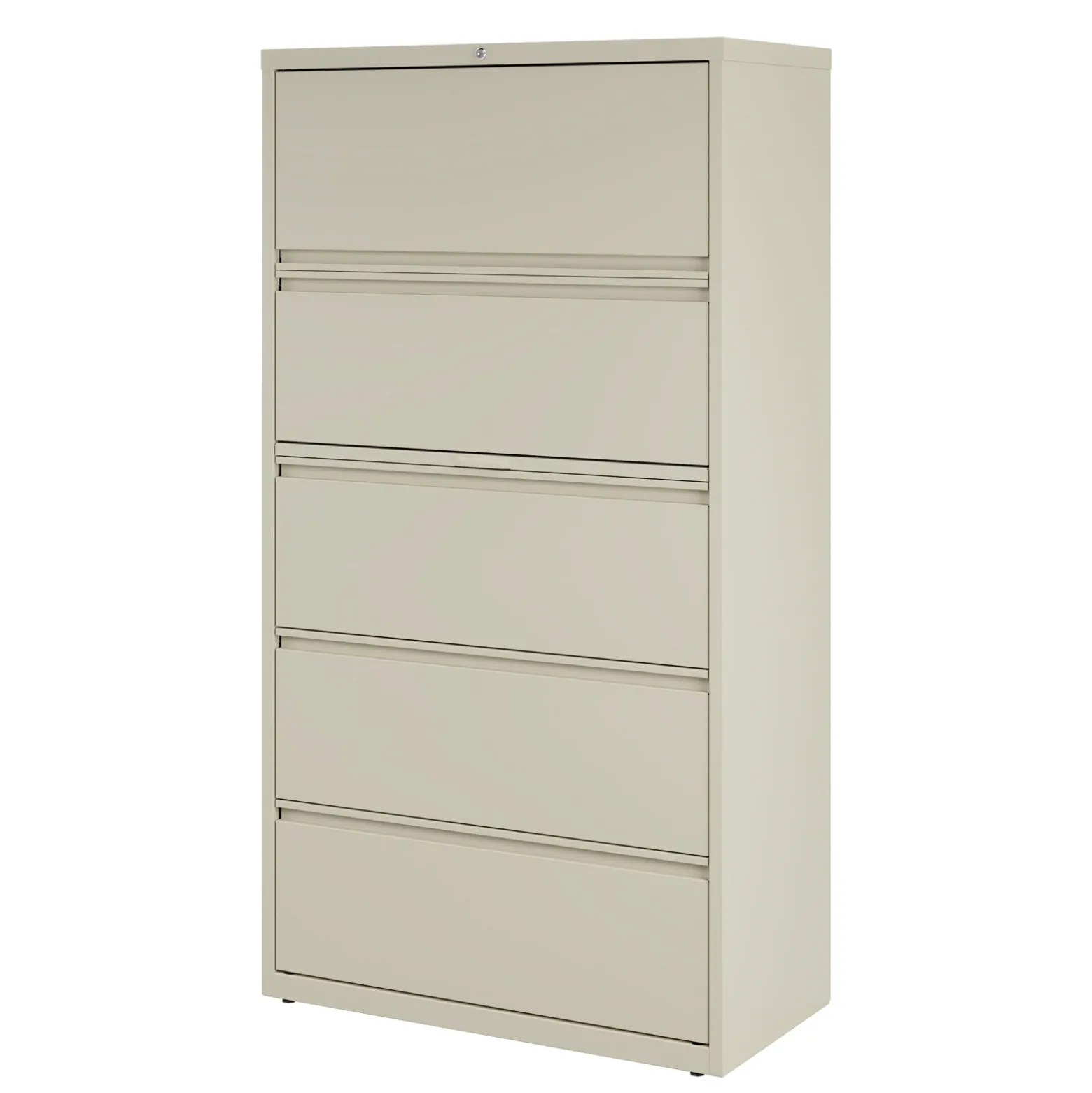 36"W Five Drawer Lateral File