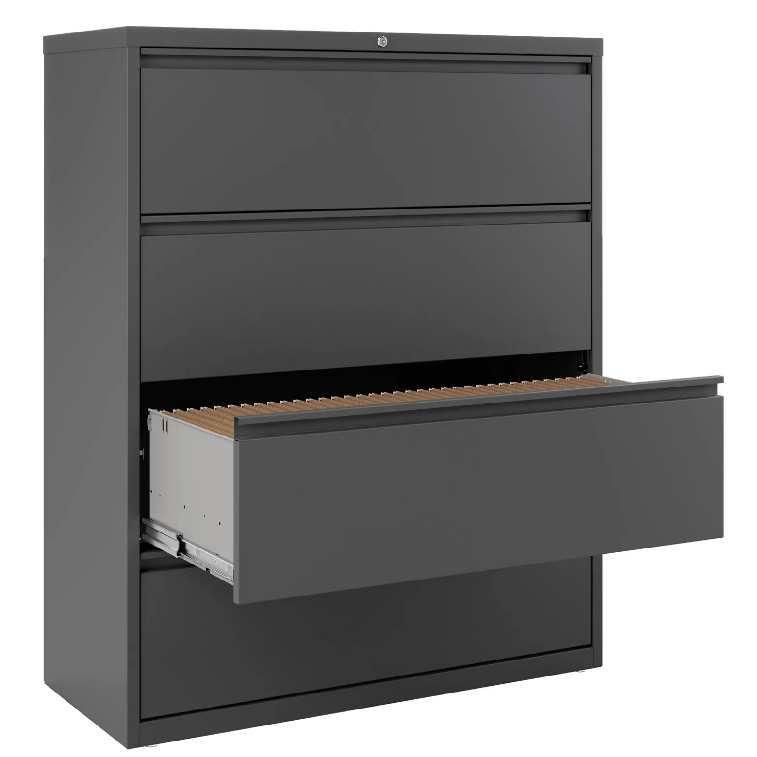 42"W Four Drawer Lateral File