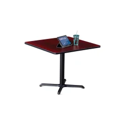 36"W Square X-Base Breakroom Table