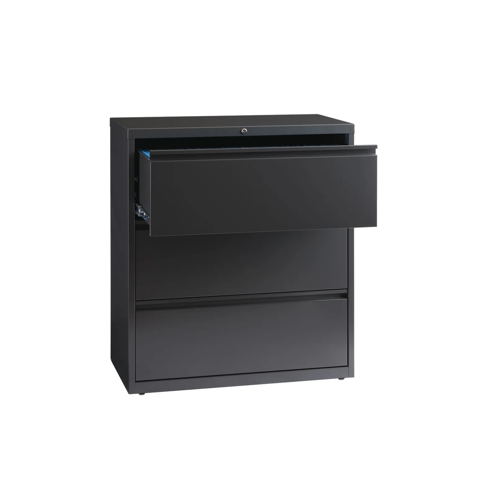 36"W Three Drawer Lateral File