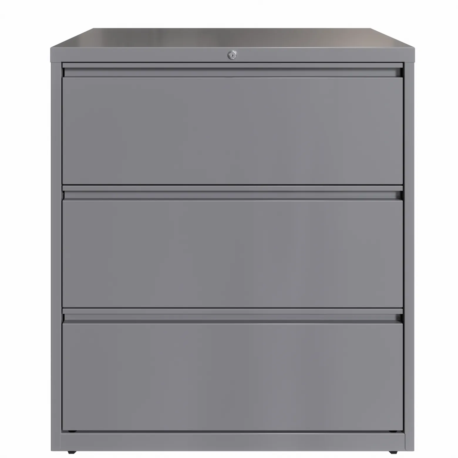 36"W Three Drawer Lateral File