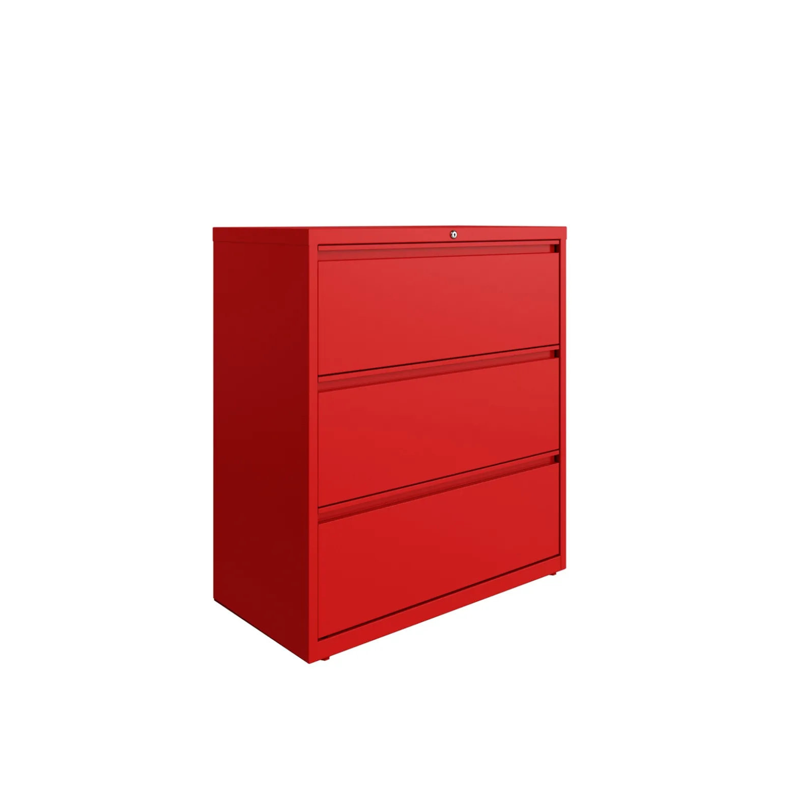 36"W Three Drawer Lateral File