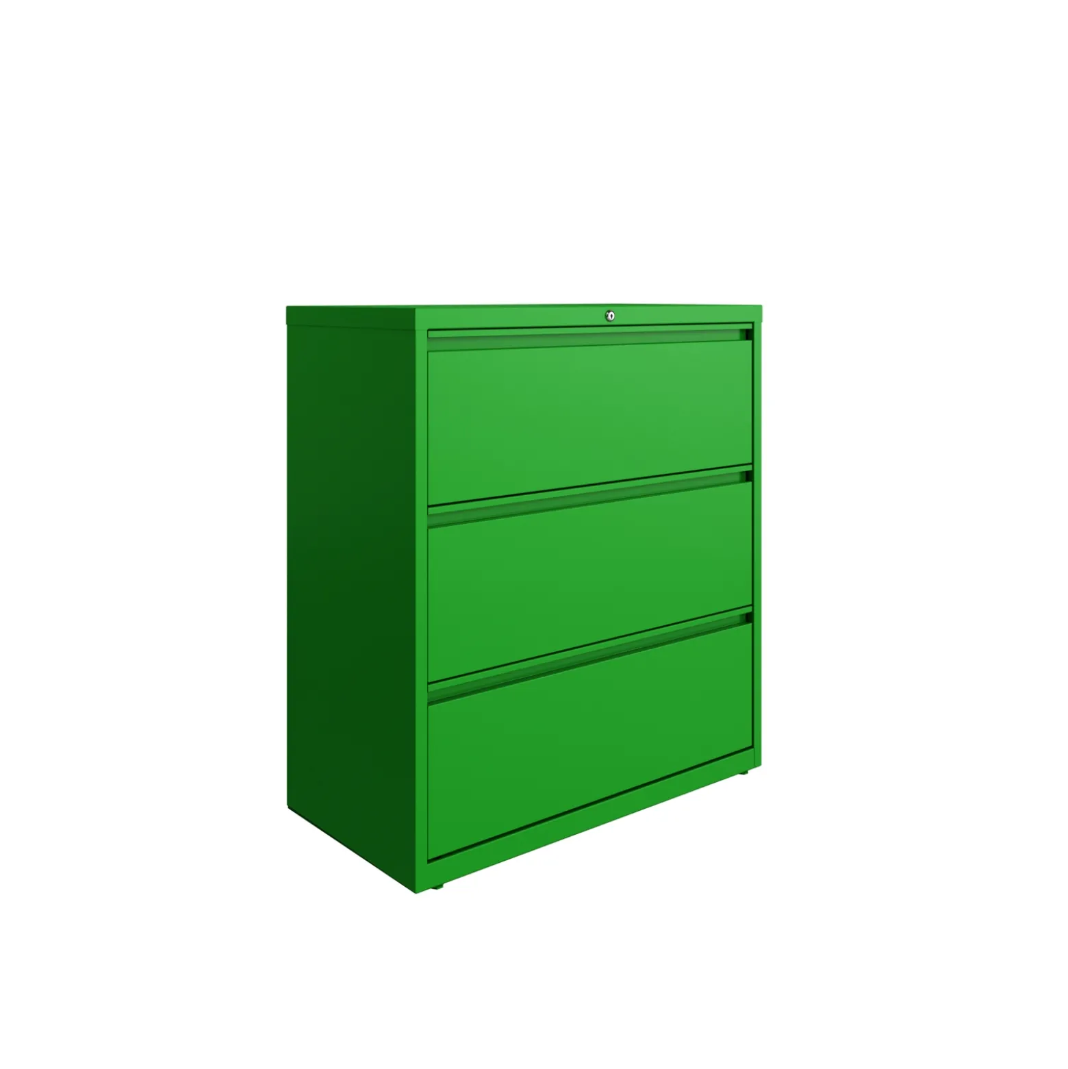 36"W Three Drawer Lateral File