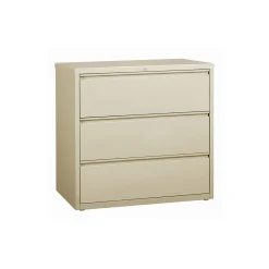 42"W Three Drawer Lateral File