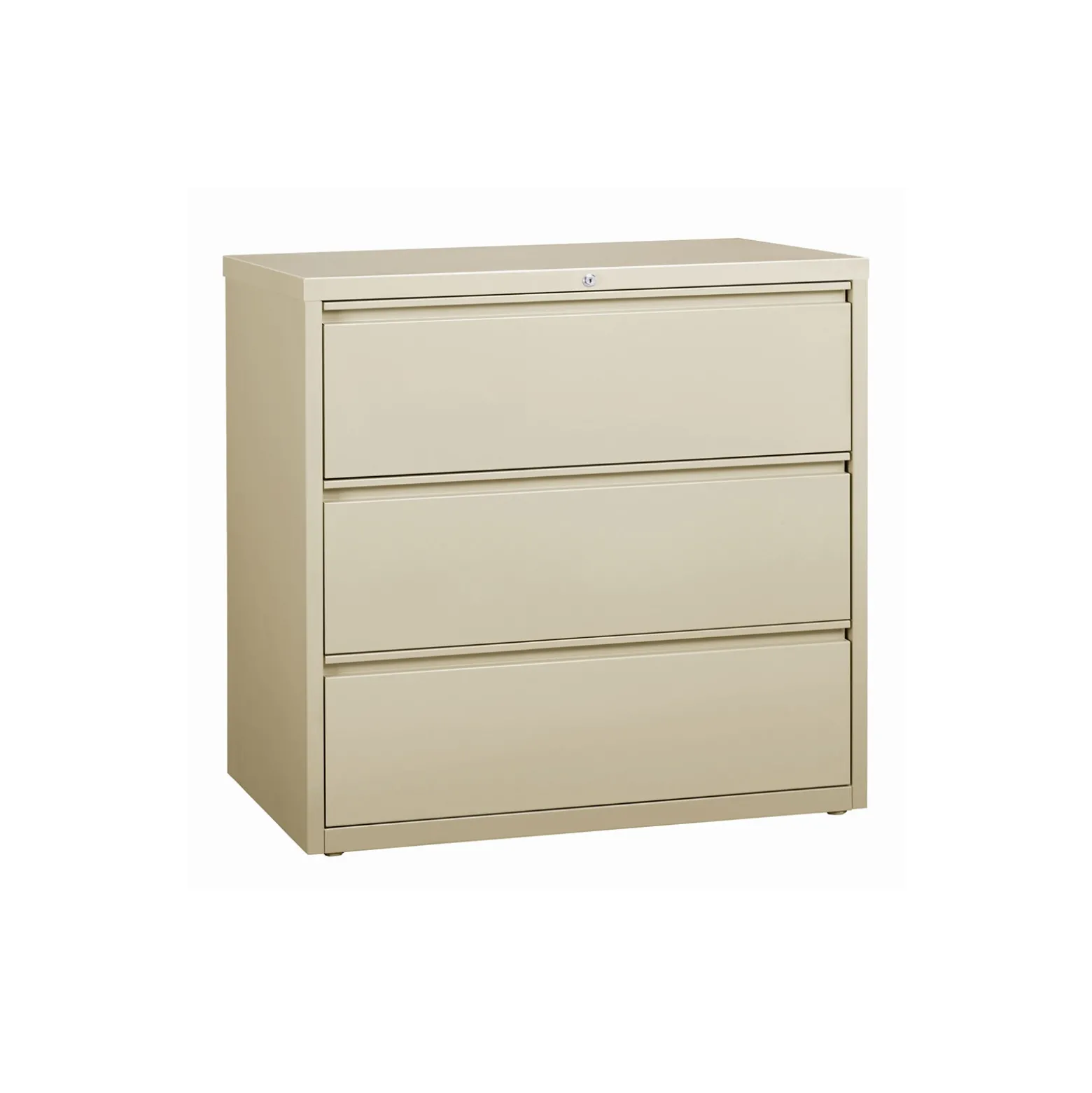 42"W Three Drawer Lateral File