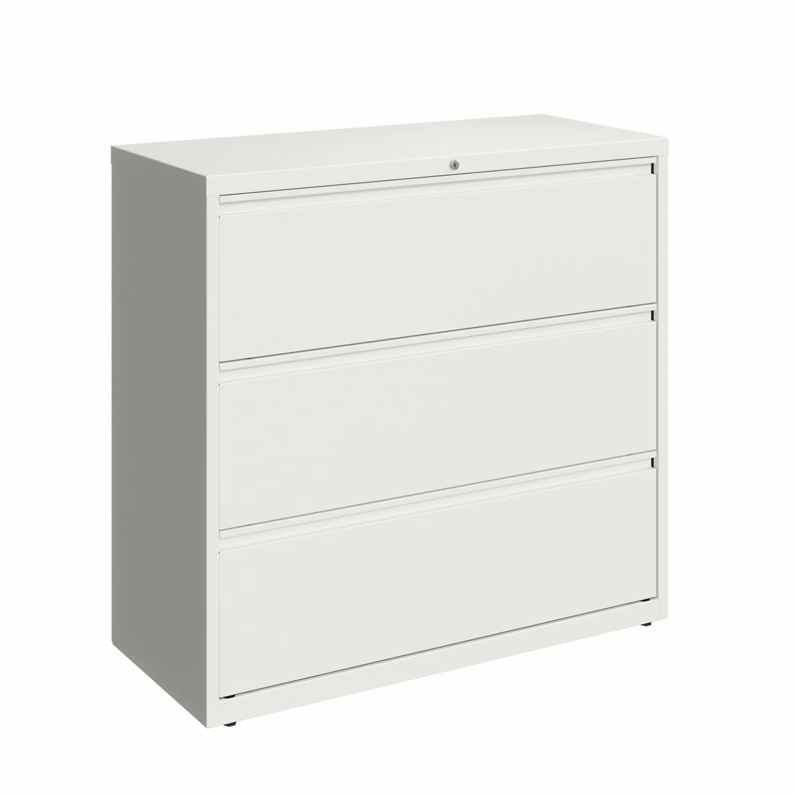 42"W Three Drawer Lateral File