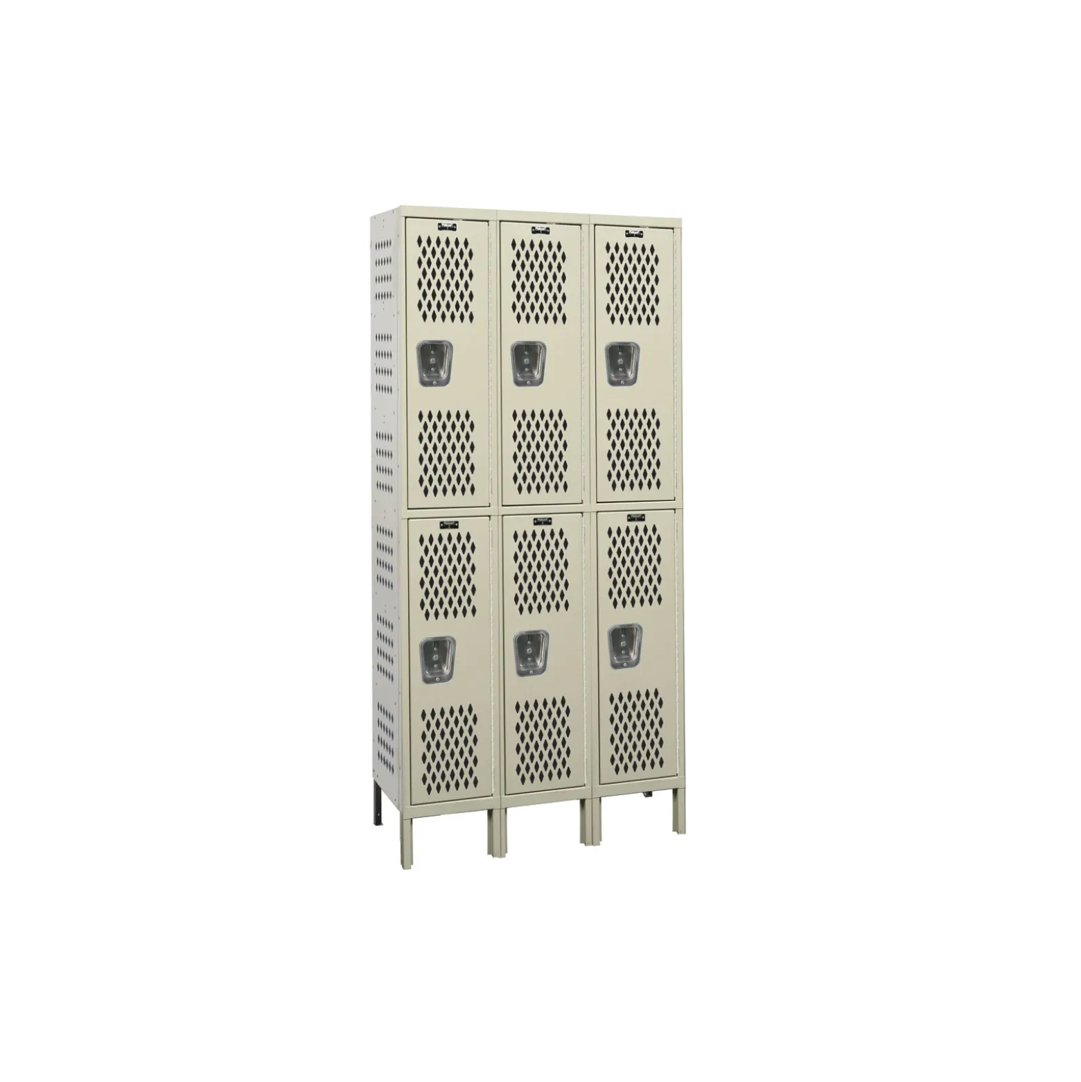 36"W x 18"D Two Tier Ventilated Locker