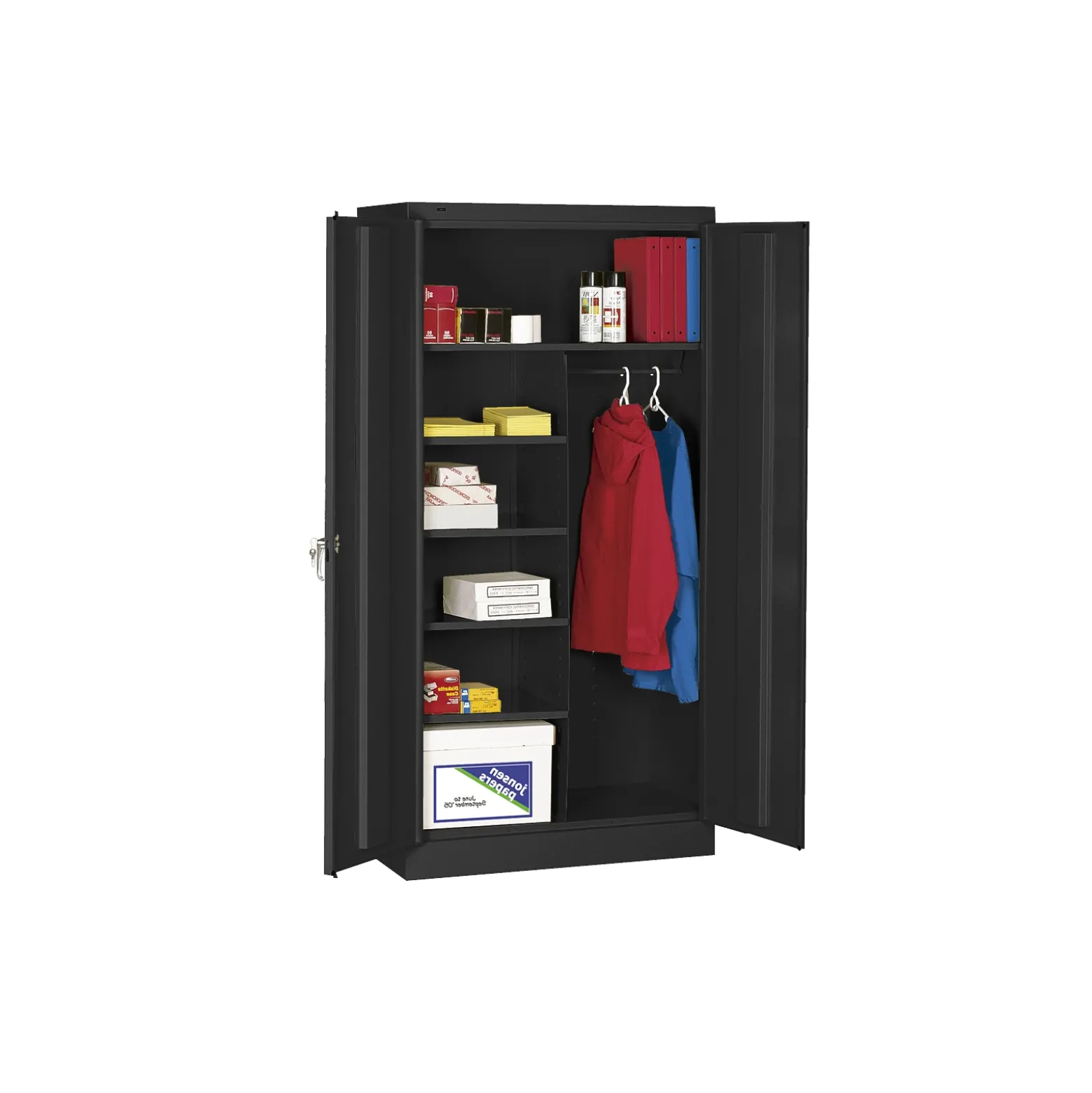 36"W x 18"D x 72"H Combination Storage Cabinet