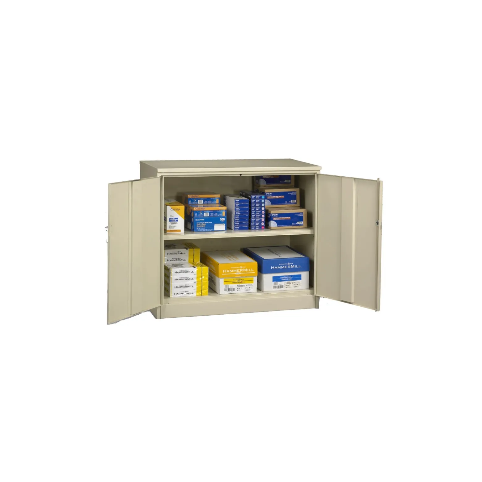 48"W x 18"D x 42"H Counter Height Jumbo Storage Cabinet