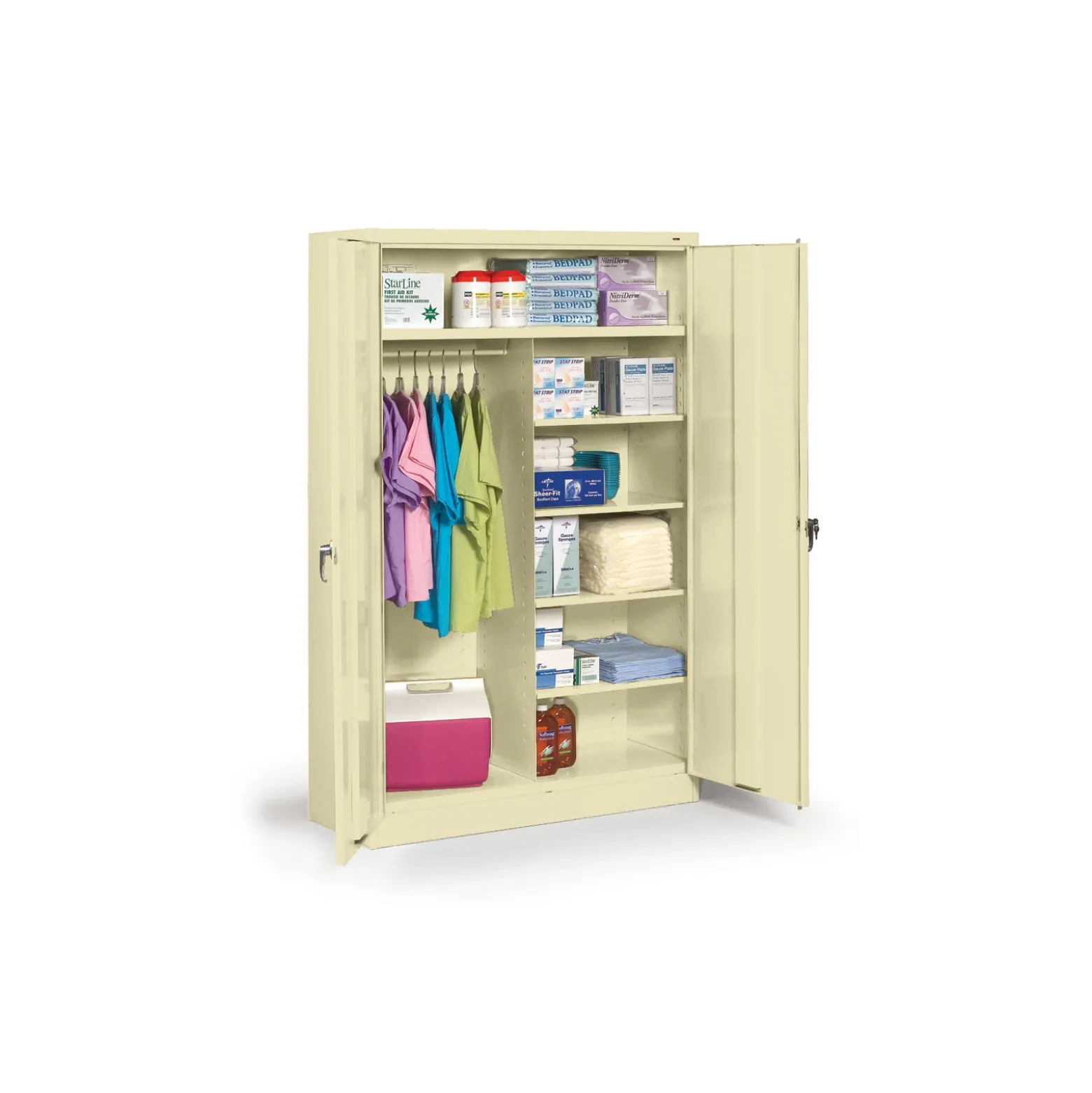 48"W x 18"D x 78"H Jumbo Combination Storage Cabinet
