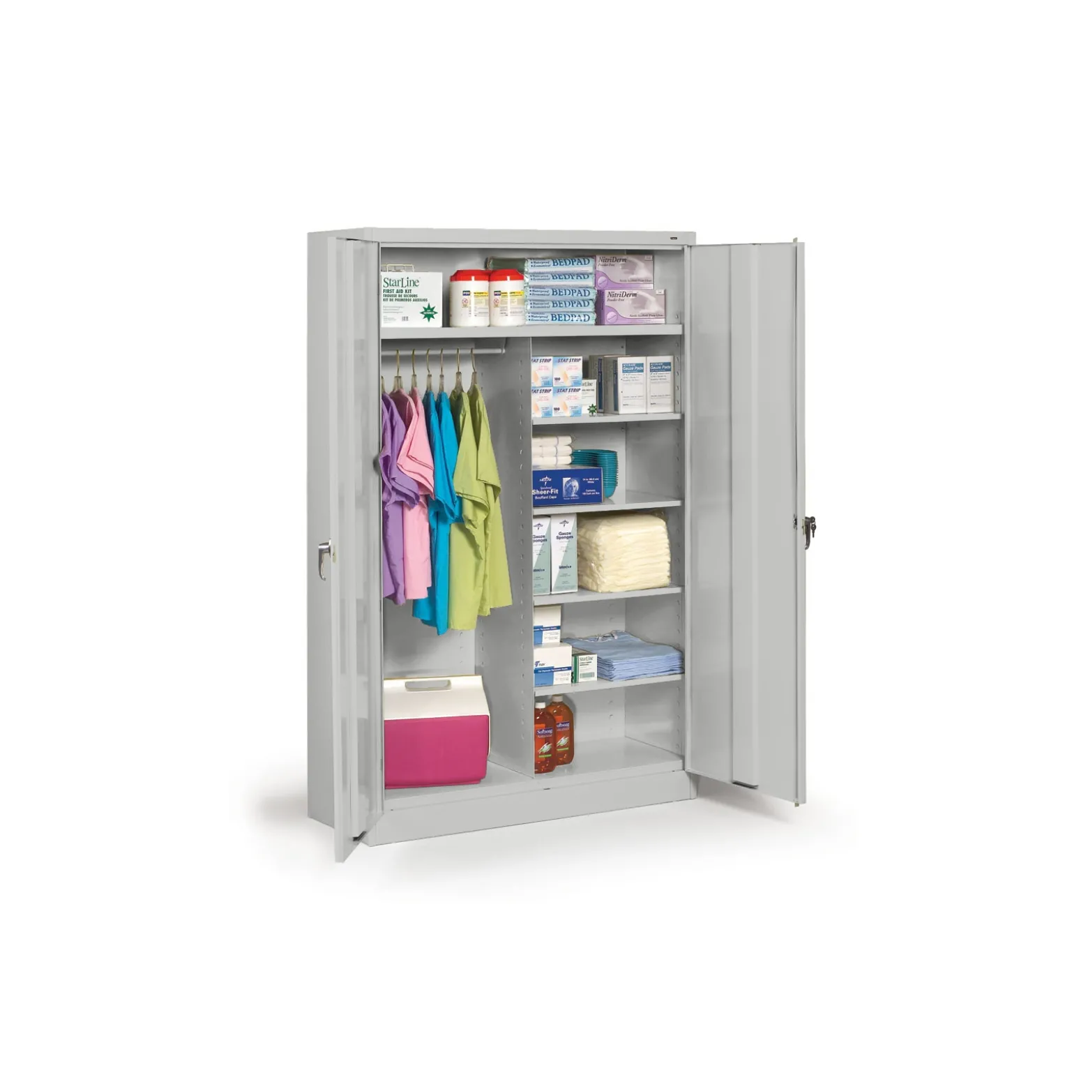 48"W x 18"D x 78"H Jumbo Combination Storage Cabinet
