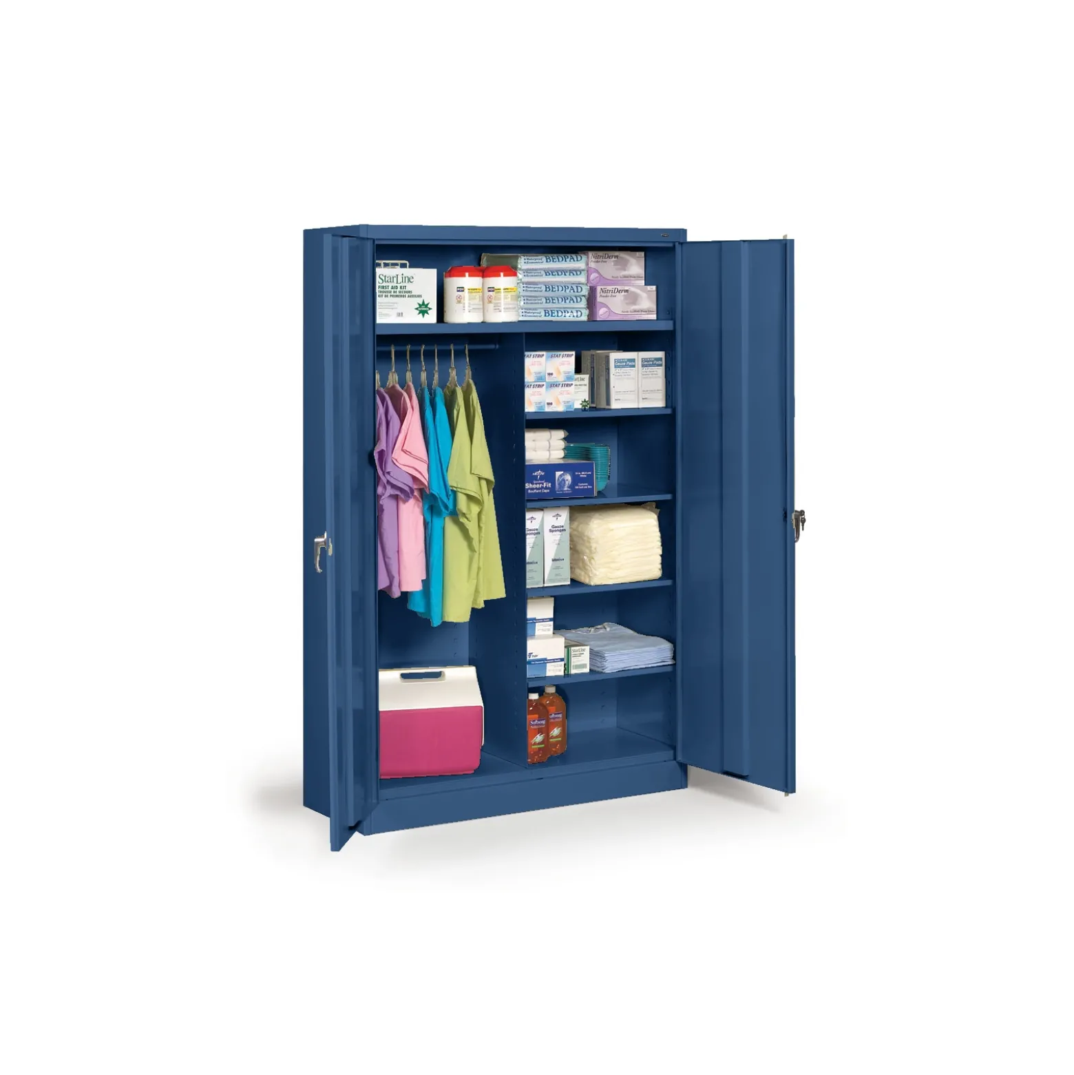 48"W x 18"D x 78"H Jumbo Combination Storage Cabinet