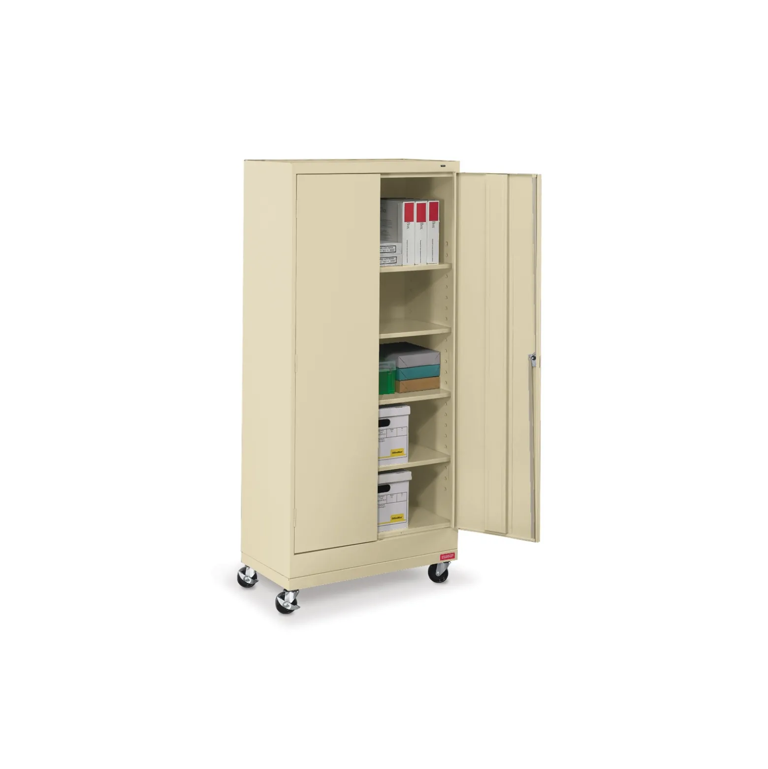 36"W x 18"D x 79"H Mobile Storage Cabinet