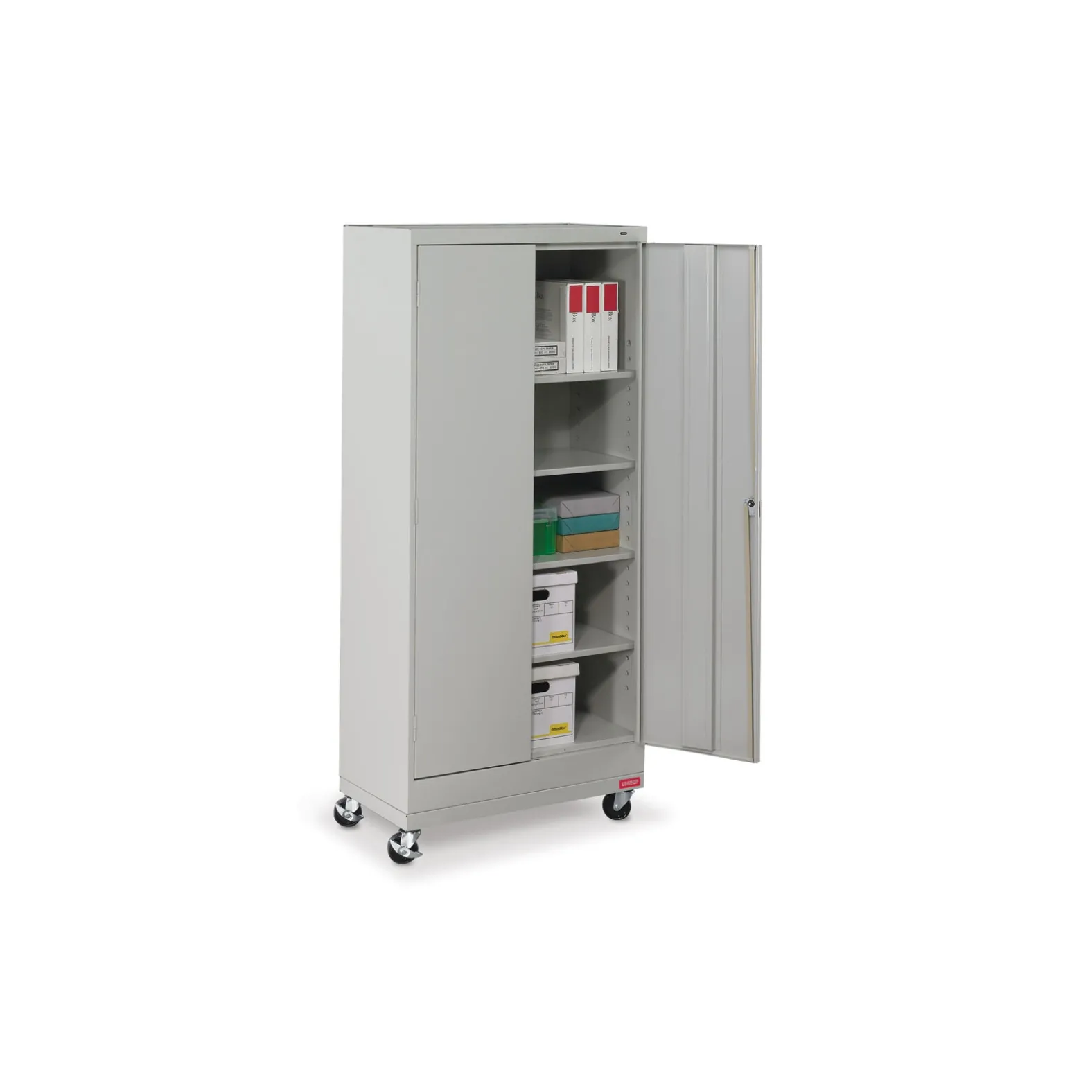 36"W x 18"D x 79"H Mobile Storage Cabinet
