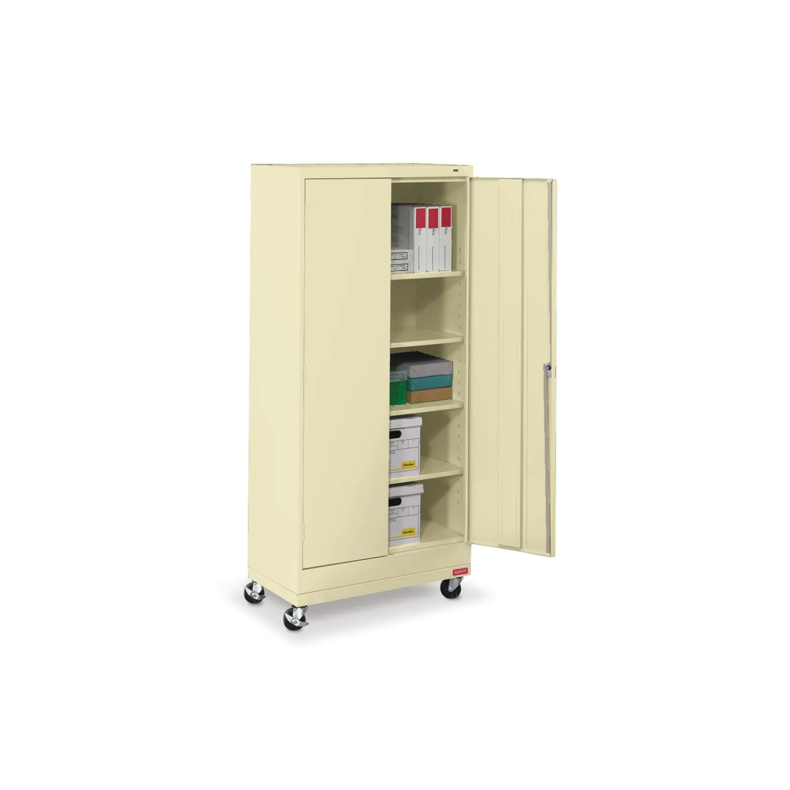 36"W x 18"D x 79"H Mobile Storage Cabinet