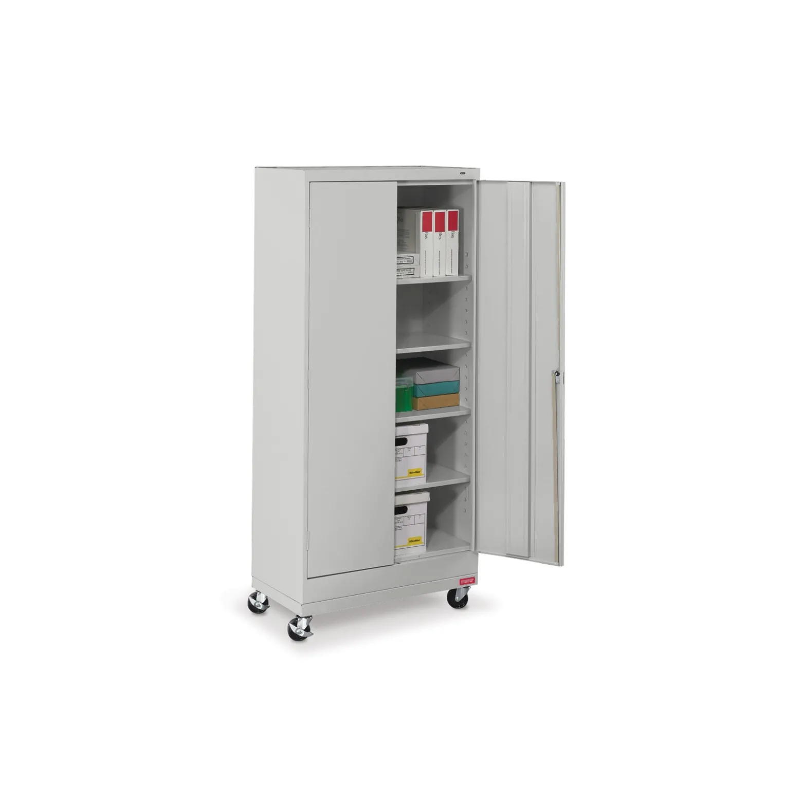 36"W x 18"D x 79"H Mobile Storage Cabinet