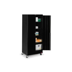 36"W x 24"D x 85"H Mobile Storage Cabinet