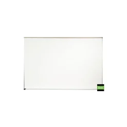 5'W x 3'H Aluminum Trim Porcelain White Board