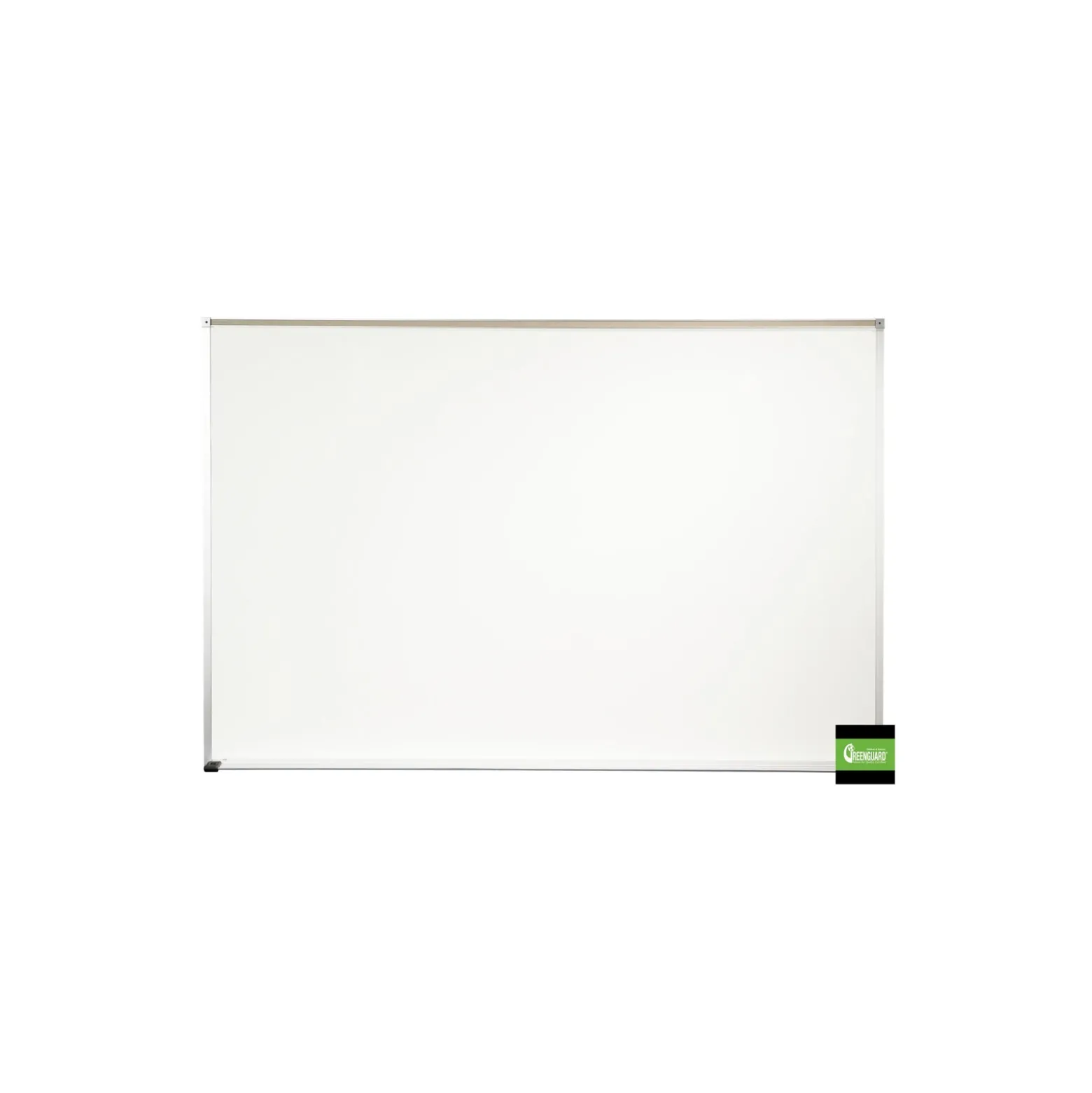 5'W x 3'H Aluminum Trim Porcelain White Board