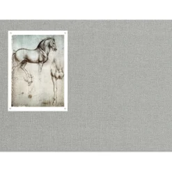 48"W x 34"H Fabric Wrapped Tack Board