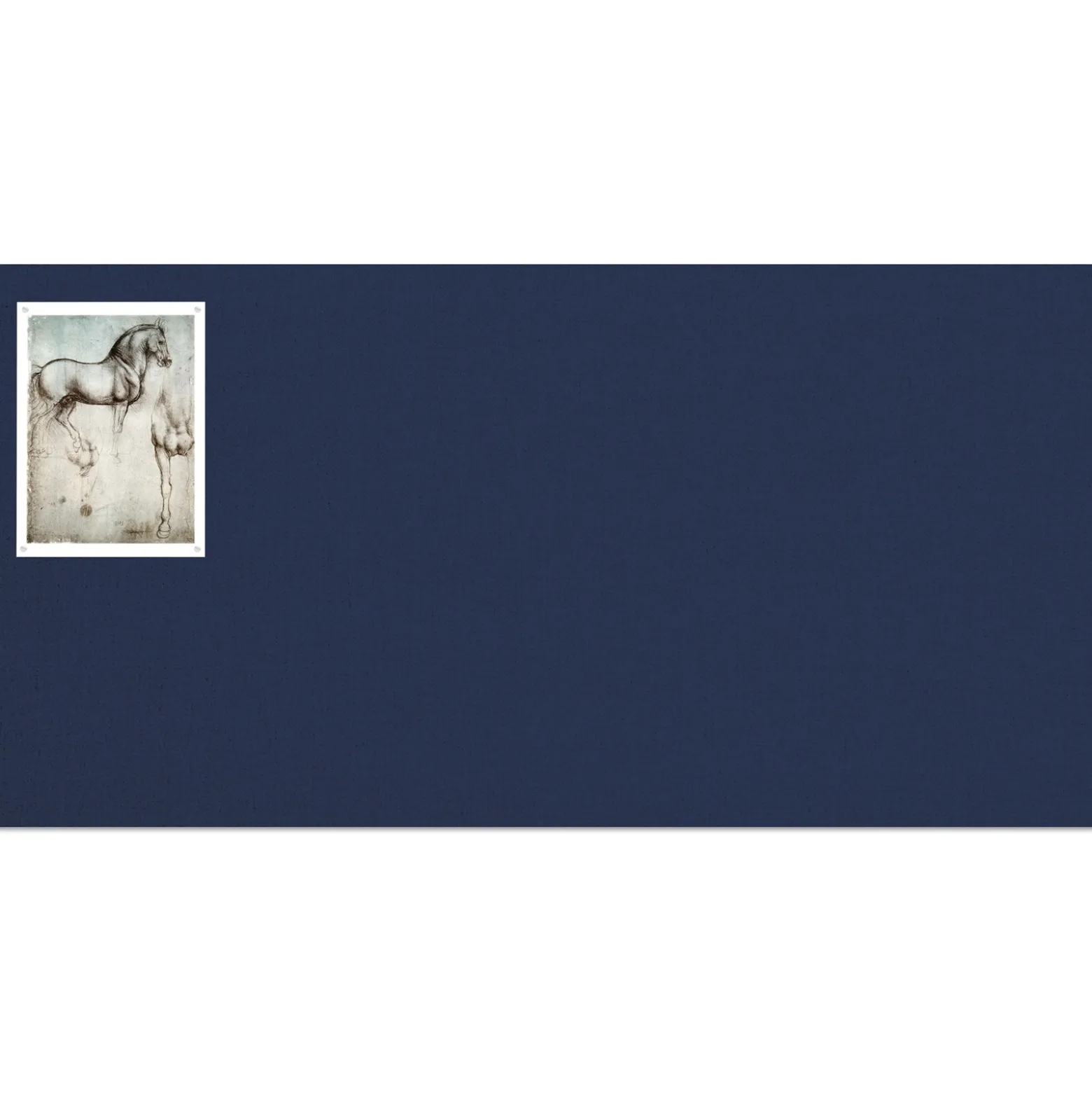 96"W x 48"H Fabric Wrapped Tack Board
