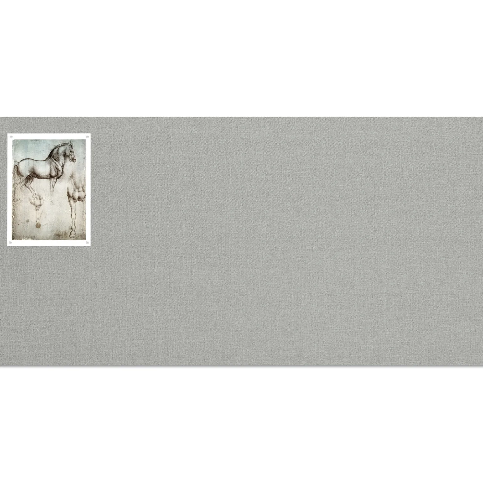 96"W x 48"H Fabric Wrapped Tack Board