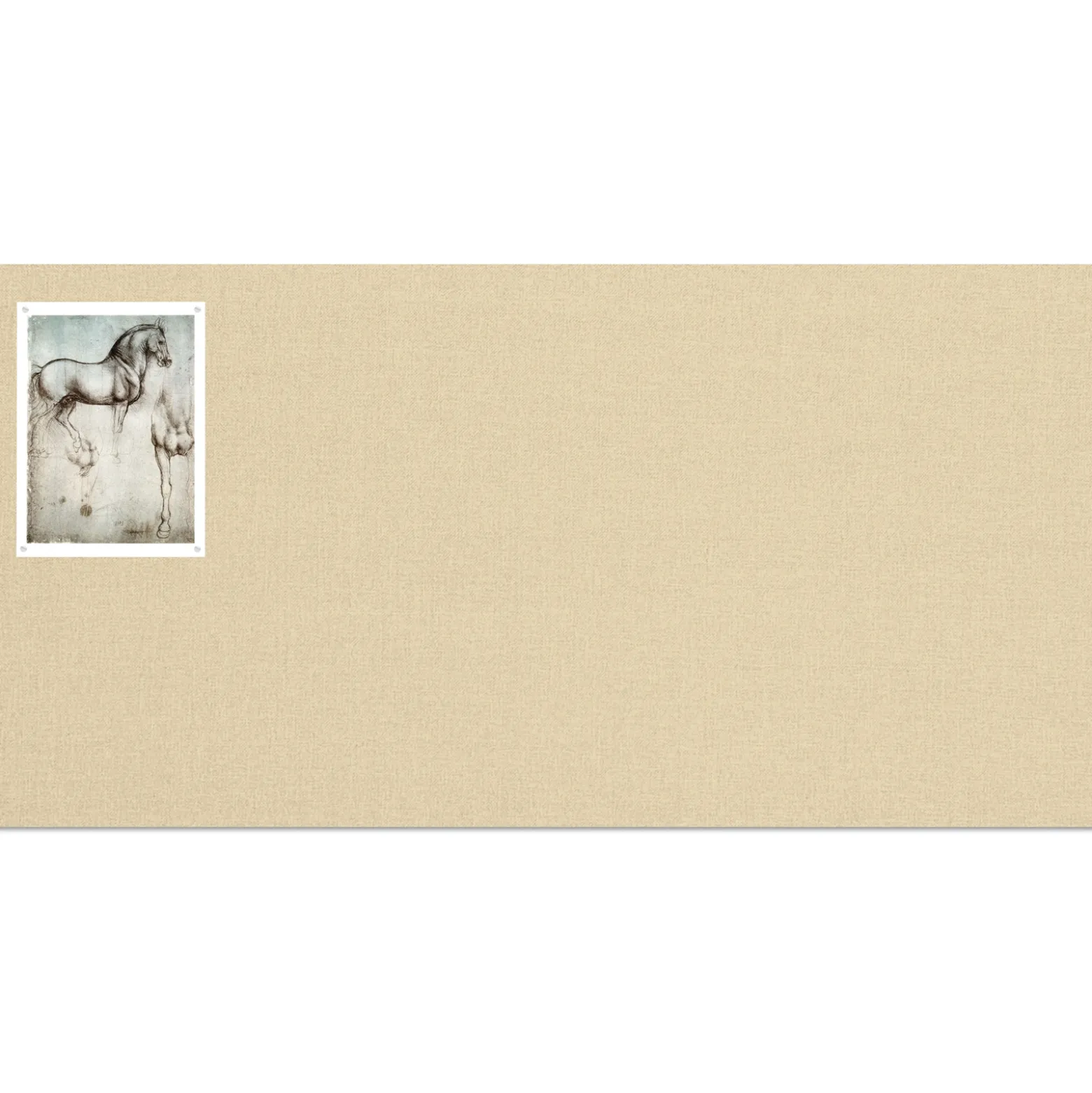 96"W x 48"H Fabric Wrapped Tack Board