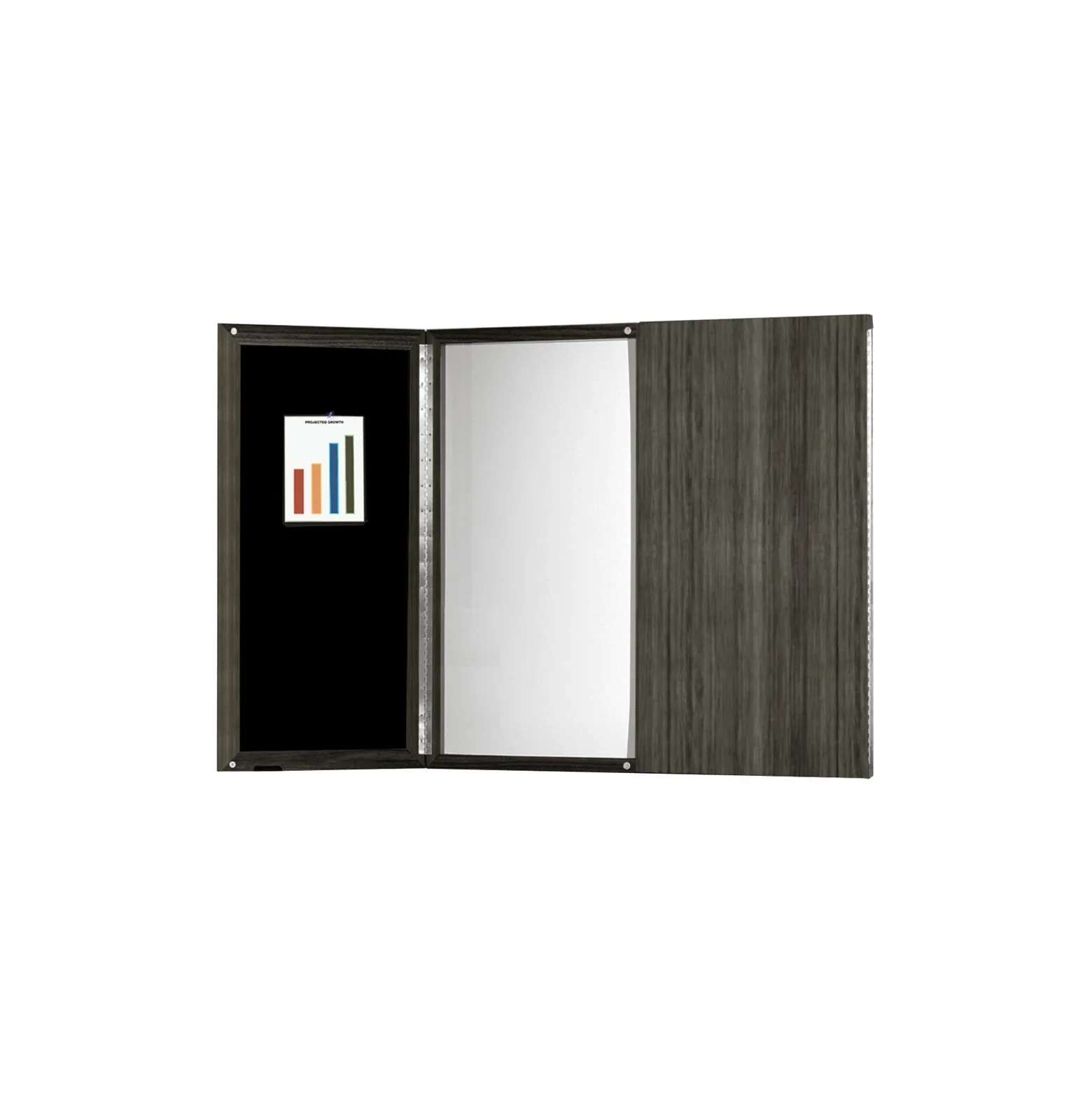 48"W x 48"H Presentation Whiteboard Cabinet