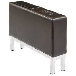 Wall Street Faux Leather Charging Center Console