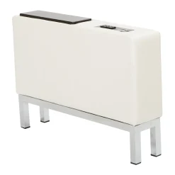 Wall Street Faux Leather Charging Center Console