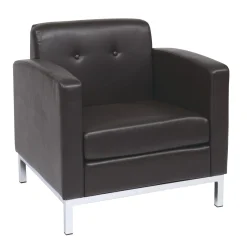 Wall Street Faux Leather Guest Chair