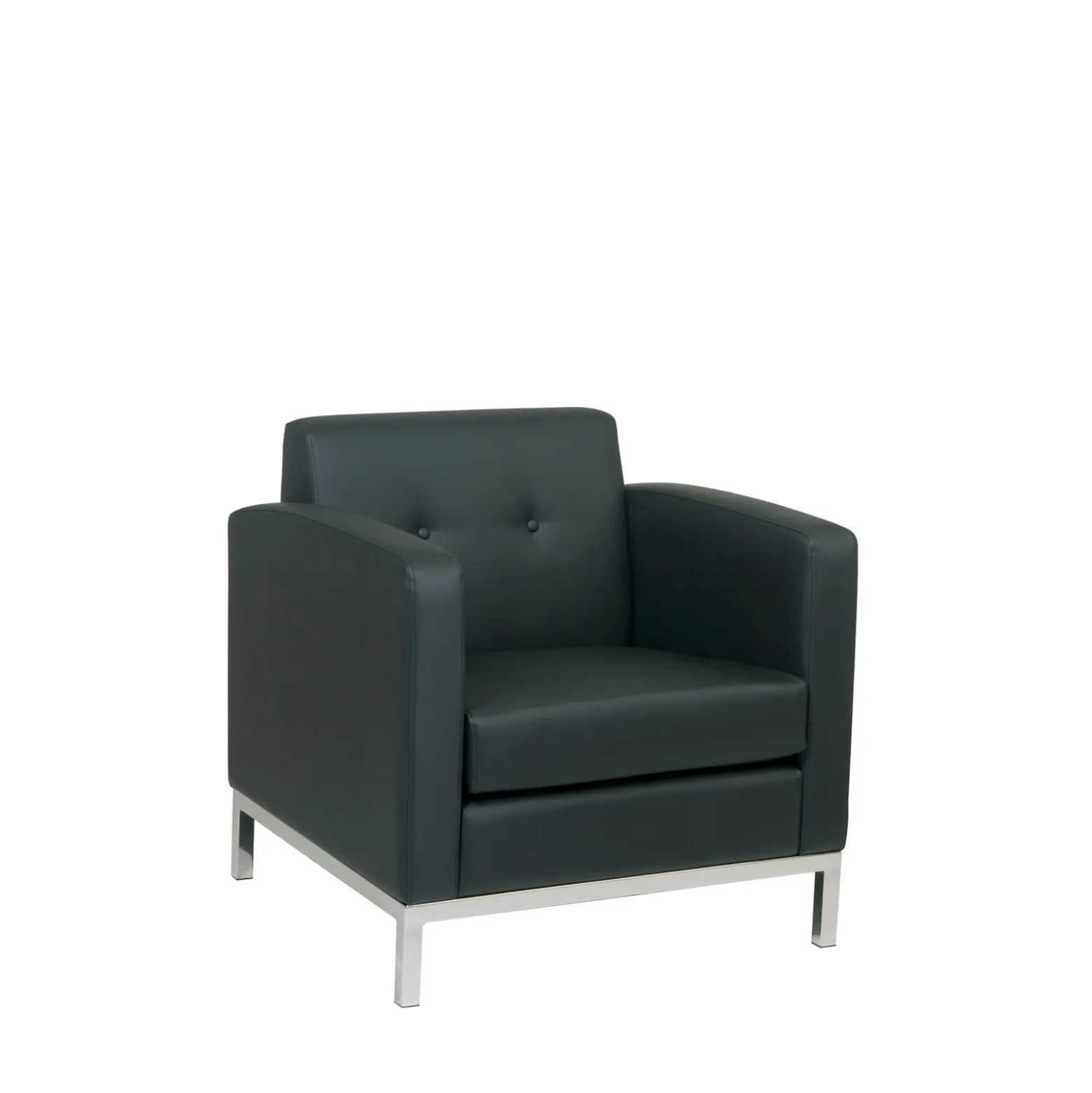 Wall Street Faux Leather Guest Chair