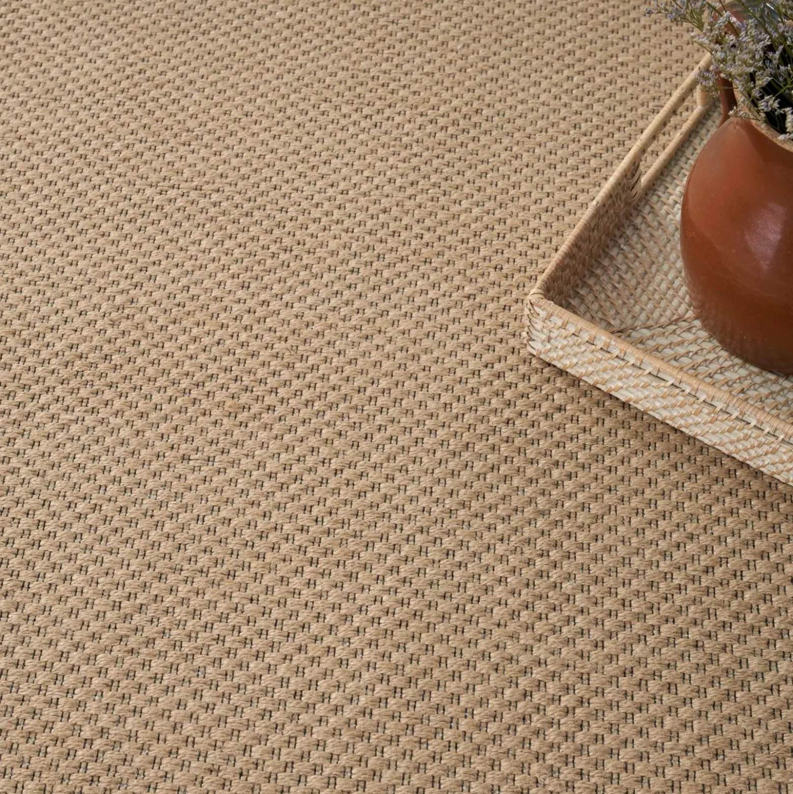 Washable Jute 4' x 6' Area Rug
