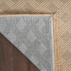 Washable Jute 4' x 6' Area Rug