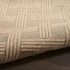 Washable Jute 4' x 6' Area Rug