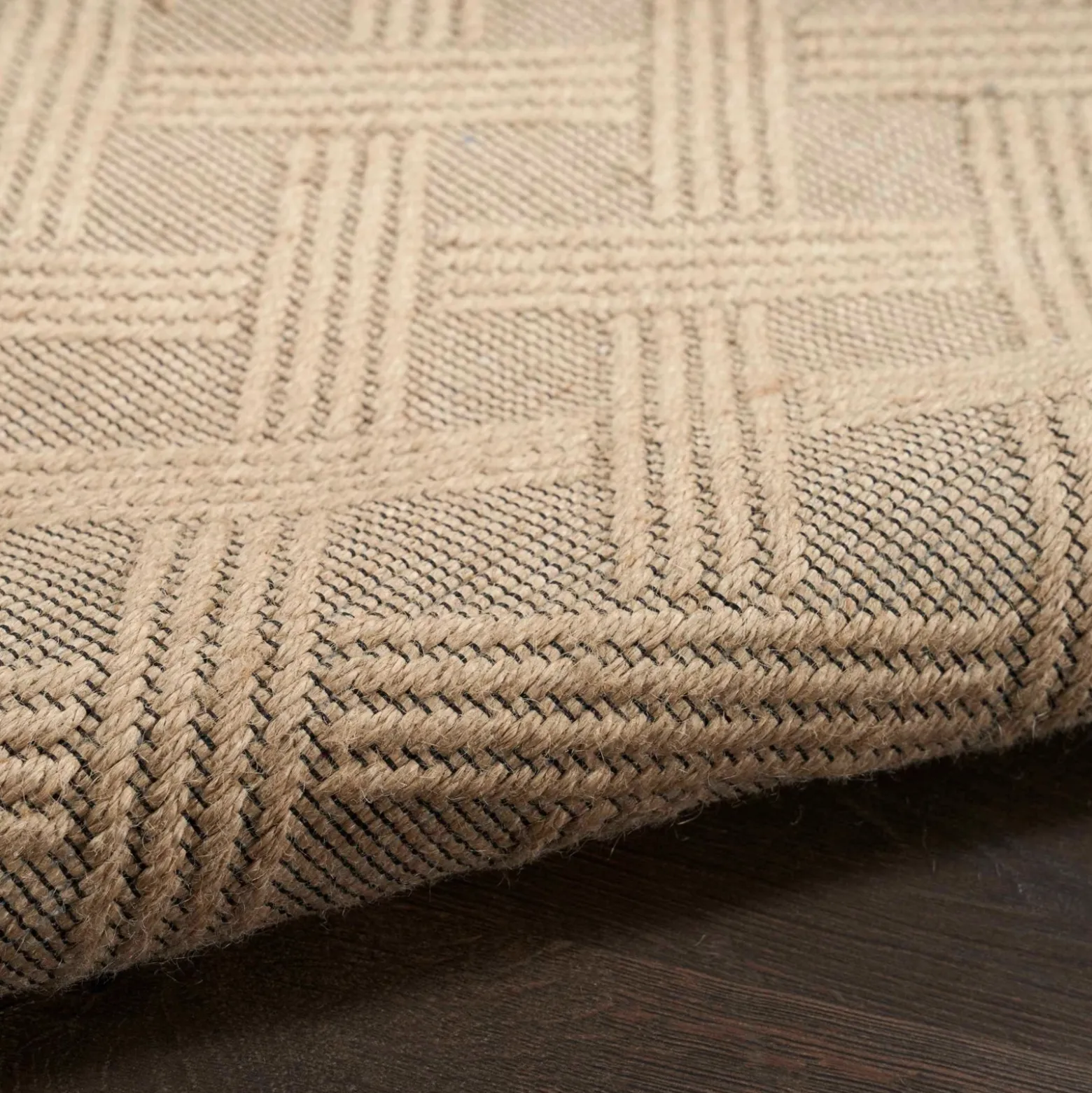 Washable Jute 4' x 6' Area Rug