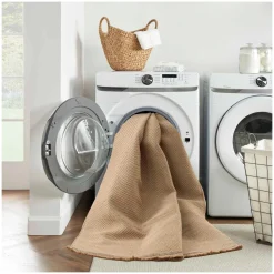 Washable Jute 5' x 7' Area Rug