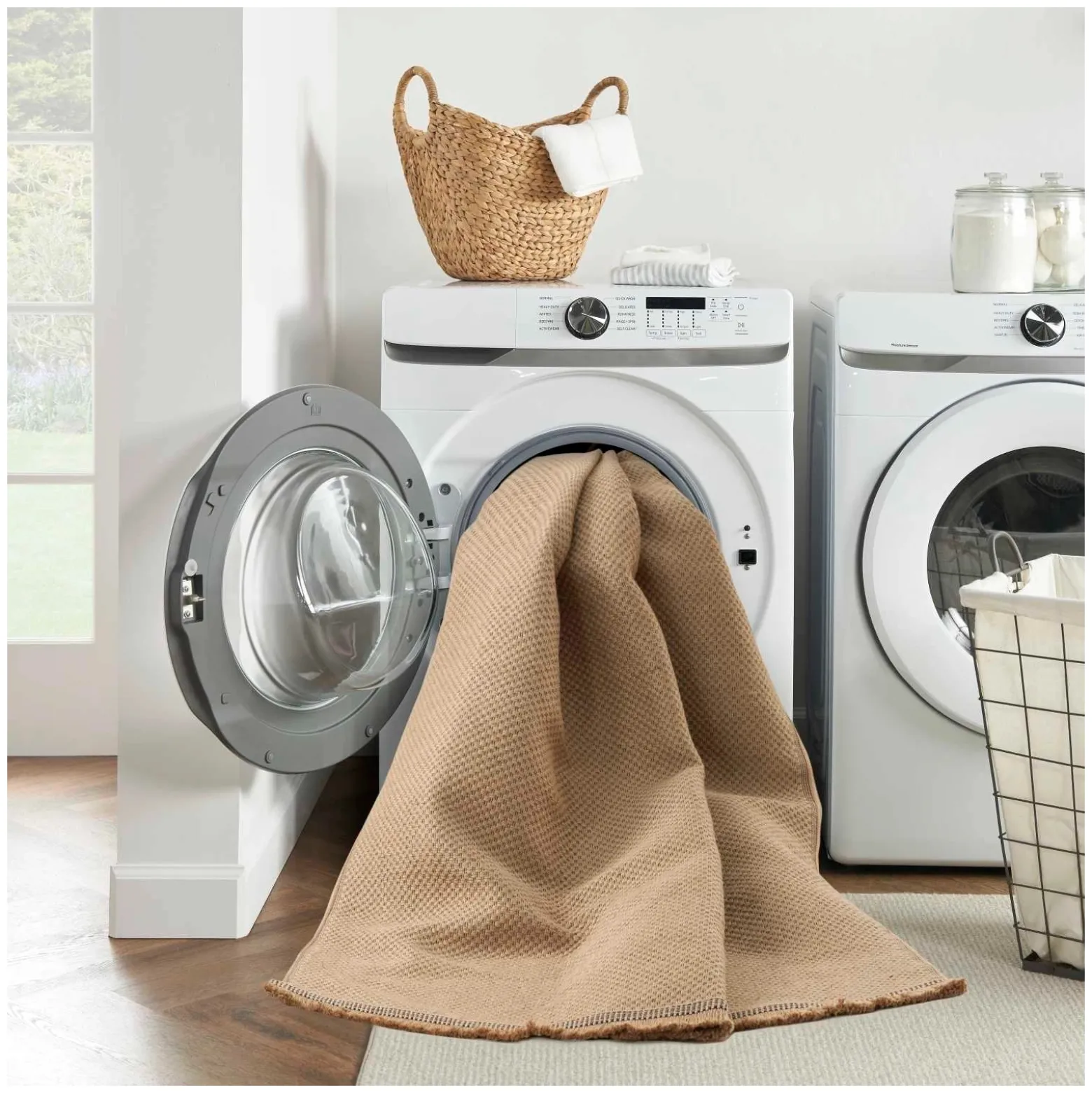 Washable Jute 5' x 7' Area Rug