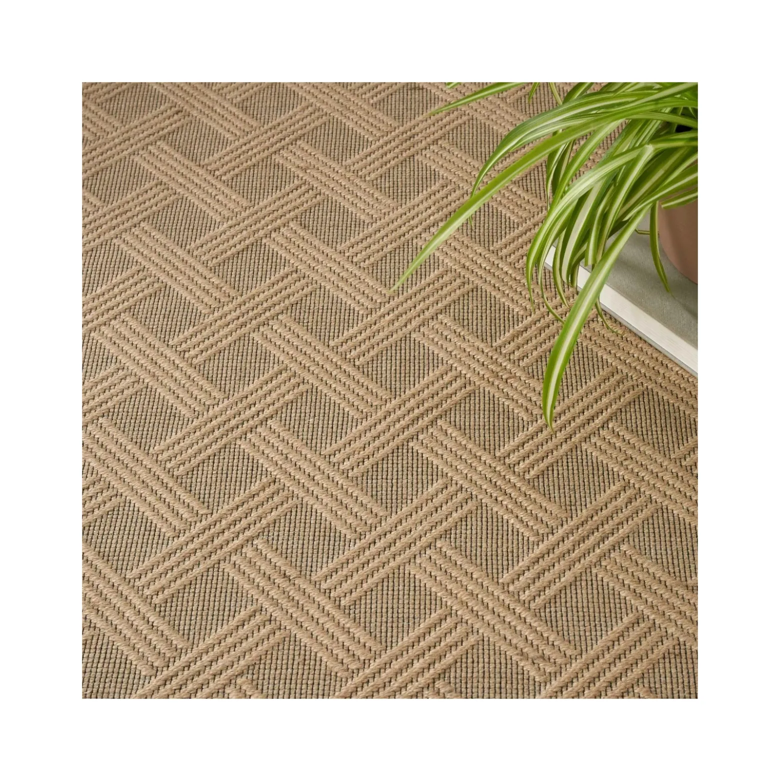 Washable Jute 5' x 7' Area Rug