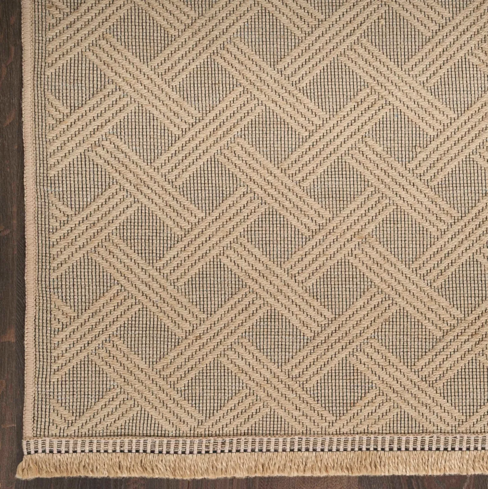 Washable Jute 2' x 4' Area Rug