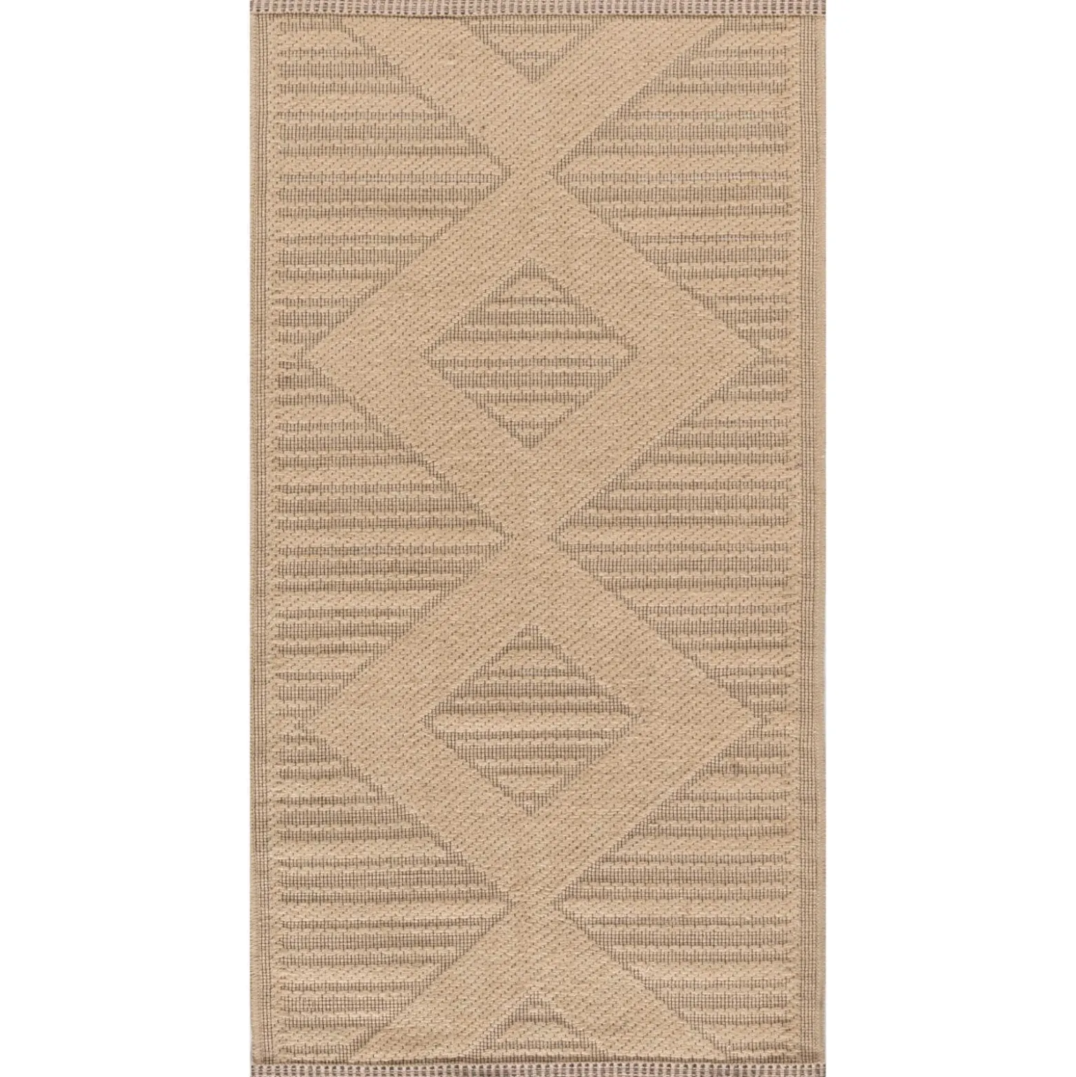 Washable Jute 2' x 4' Area Rug