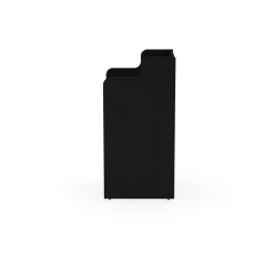 Waste Receptacle with Right Hand Door and Fixed Shelf - Laminate