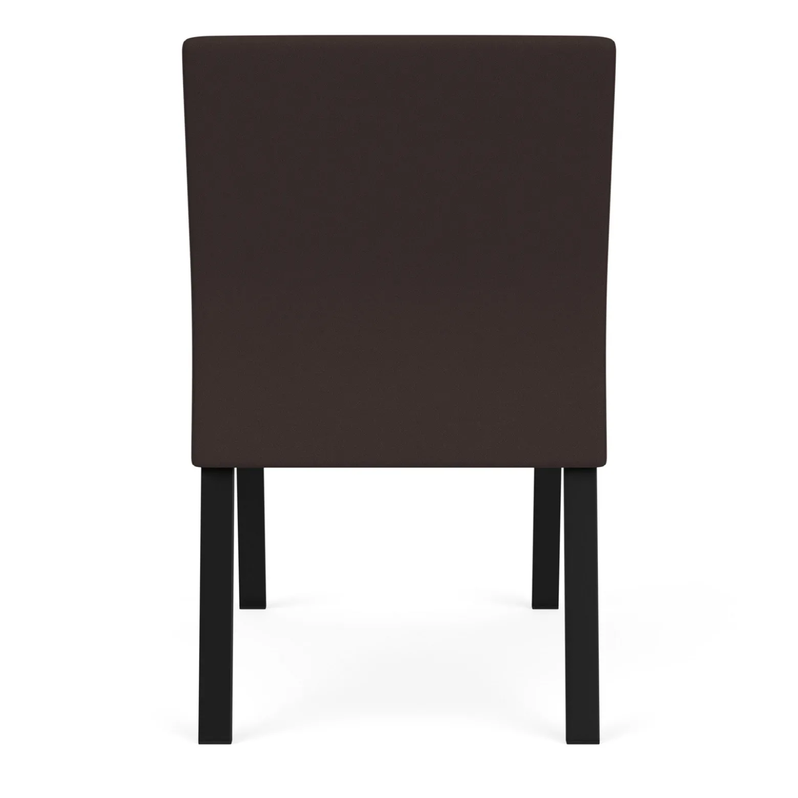 Waterfall Armless Guest Chair in Standard Fabric, 4-Leg Base