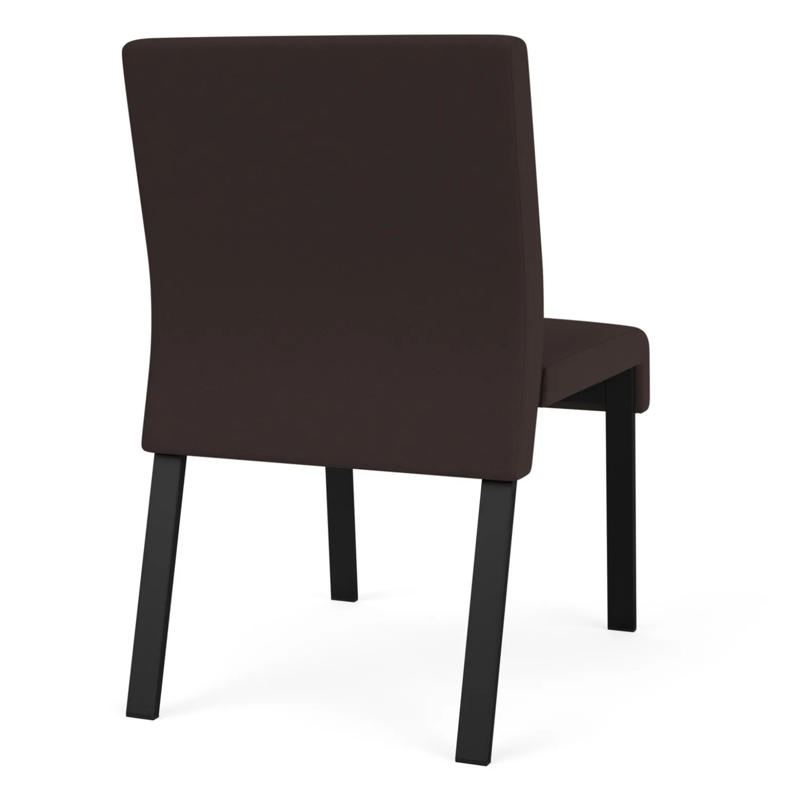 Waterfall Armless Guest Chair in Standard Fabric, 4-Leg Base