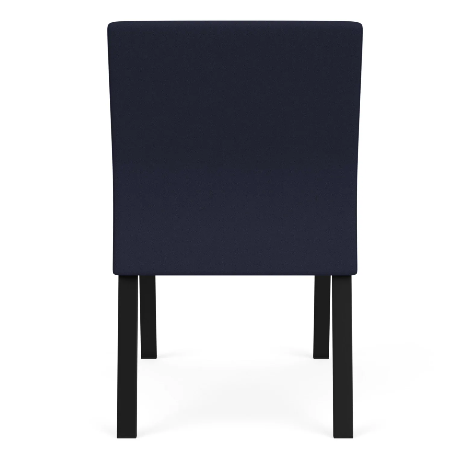 Waterfall Armless Guest Chair in Standard Fabric, 4-Leg Base