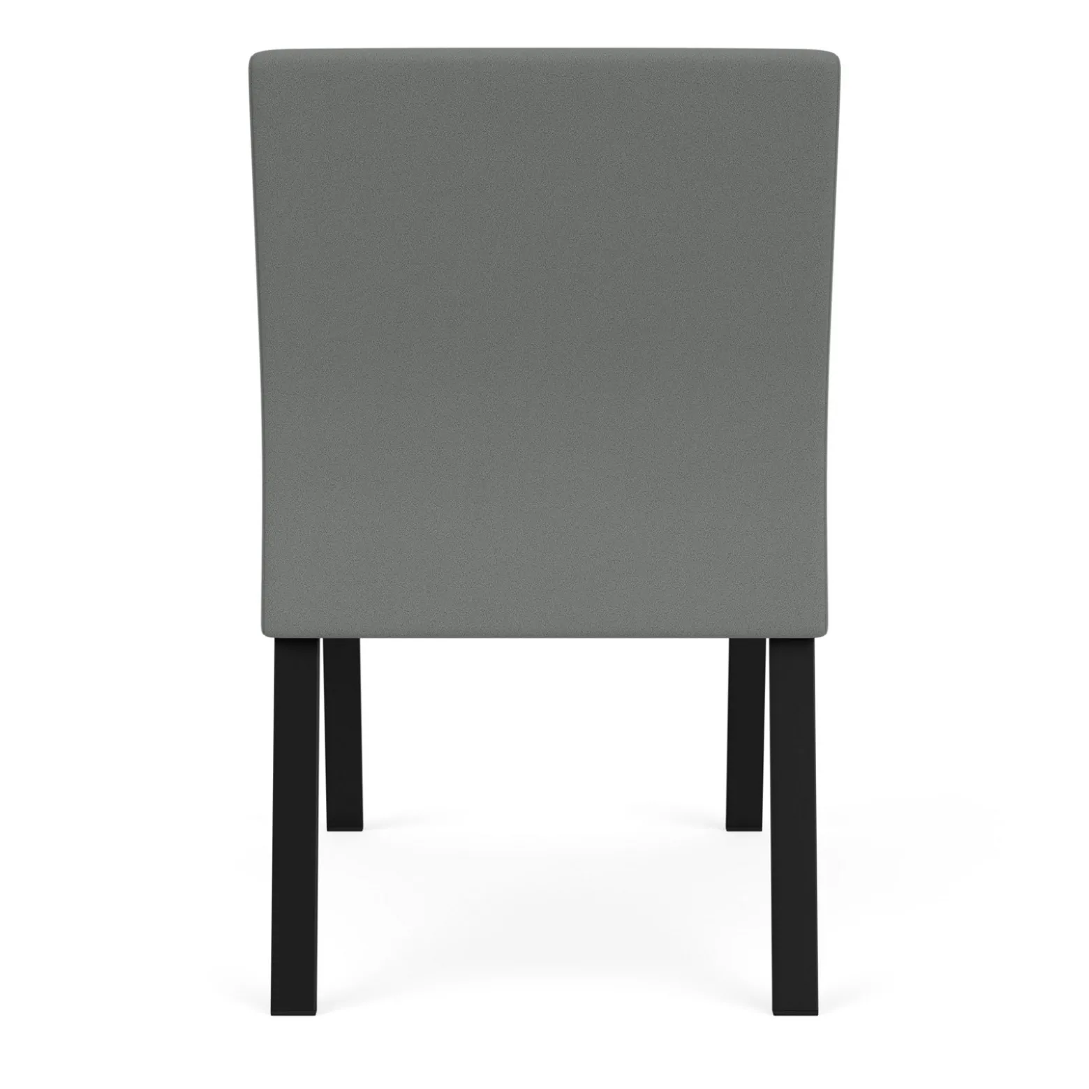 Waterfall Armless Guest Chair in Standard Fabric, 4-Leg Base