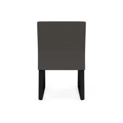 Waterfall Armless Guest Chair in Designer Upholstery, Sled Base