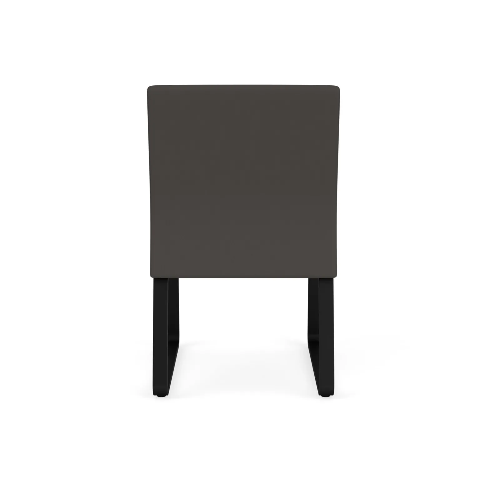 Waterfall Armless Guest Chair in Designer Upholstery, Sled Base