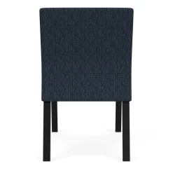 Waterfall Armless Guest Chair in Designer Fabric, 4-Leg Base