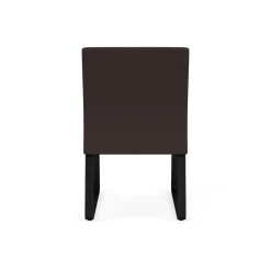 Waterfall Armless Guest Chair in Standard Fabric, Sled Base